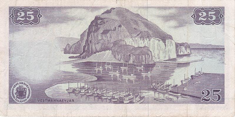 ISL_02_B.JPG - Iceland, 25 crown, aUNC.