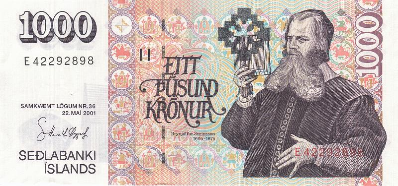 ISL_03_A.JPG - Исландия, 2009(2001)г., 1000 крон.