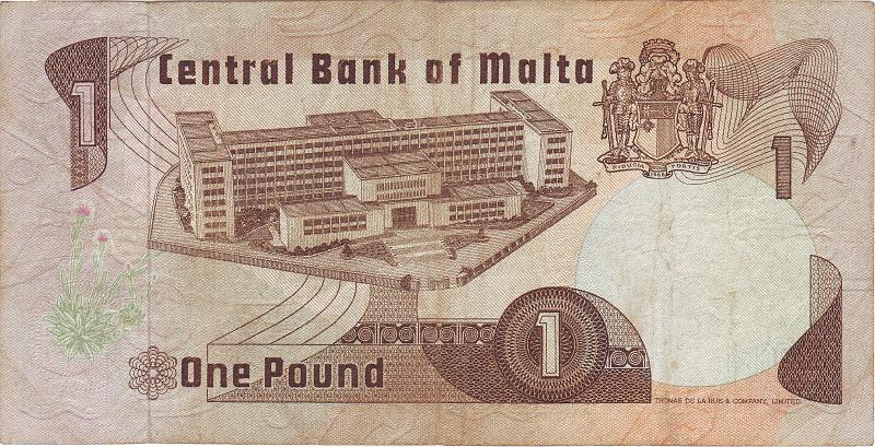 MLT_01_B.JPG - Malta, 1 pound, F.
