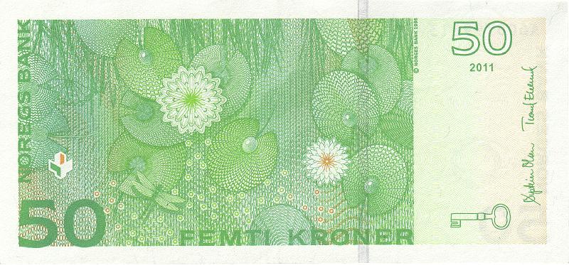 NOR_04_B.JPG - Norway, 50 krones, XF.