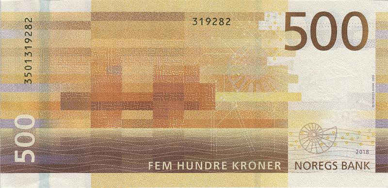 NOR_10_B.JPG - Norway, 500 krones, aUNC.