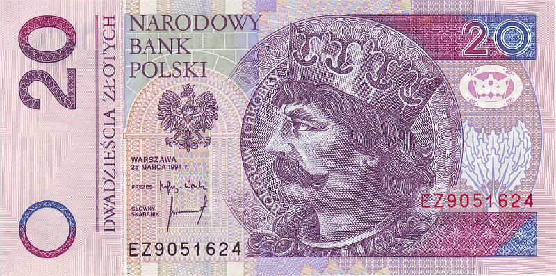 POL_03_A.JPG - Польша, 1994г., 20 злотых.