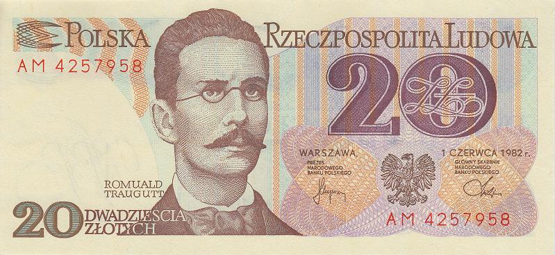 POL_08_A.JPG - Польша, 1982г., 20 злотых.