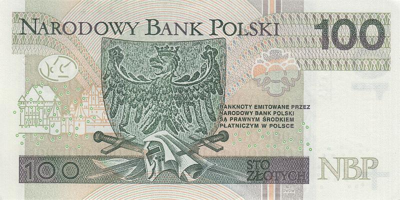 POL_10_B.JPG - Poland, 100 zloty, aUNC.