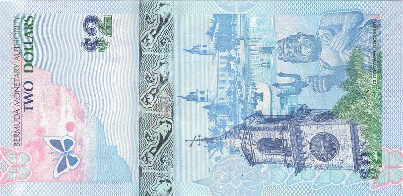 BRM_01_B.JPG - Bermuda, 2 dollars, UNC.