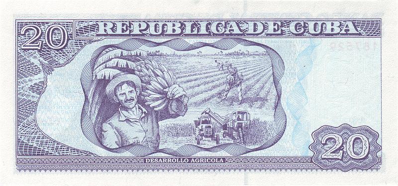 CUB_02_B.JPG - Cuba, 20 pesos, aUNC.