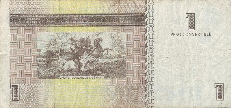 CUB_07_B.JPG - Cuba, 1 peso convertibles, F.