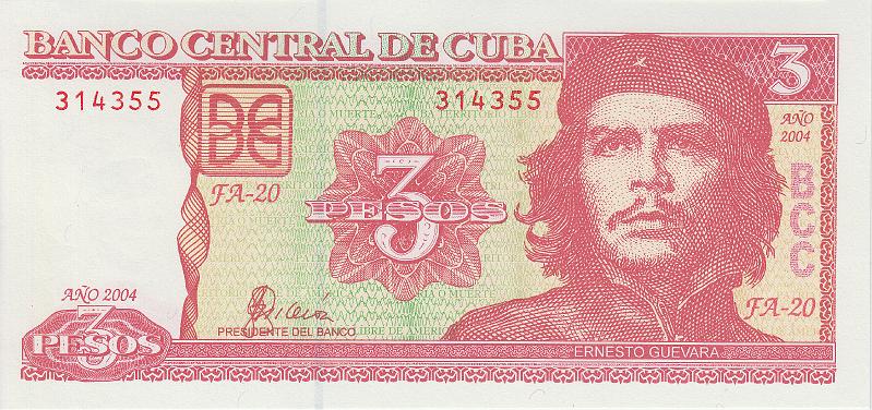 CUB_08_A.JPG - Куба, 2004г., 3 песо.