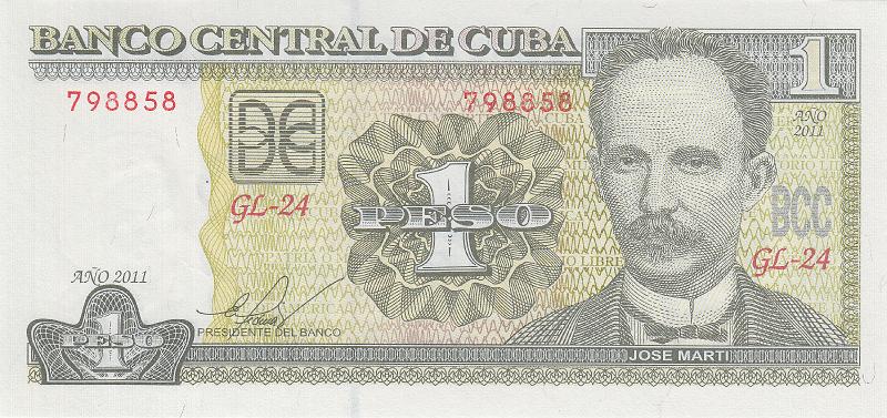 CUB_09_A.JPG - Куба, 2011г., 1 песо.