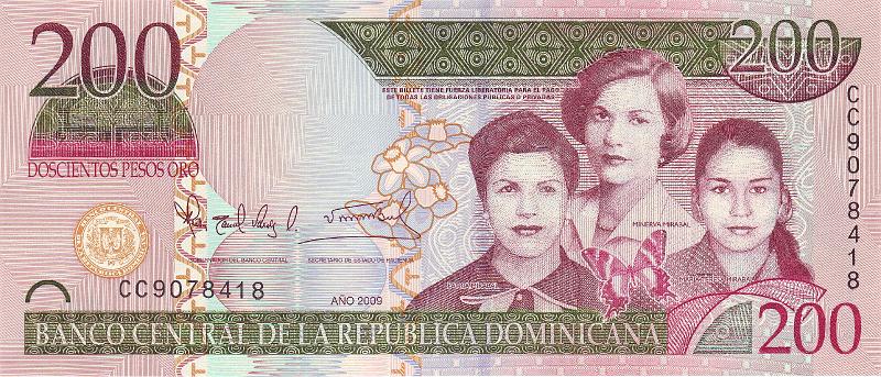 DOM_02_A.JPG - Доминиканская республика, 2009г., 200 песо.