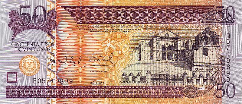DOM_04_A.JPG - Доминиканская республика, 2011г., 50 песо.