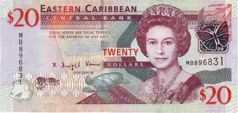 EAC_01_A.JPG - Восточные карибы, 2008г., 20 долларов.