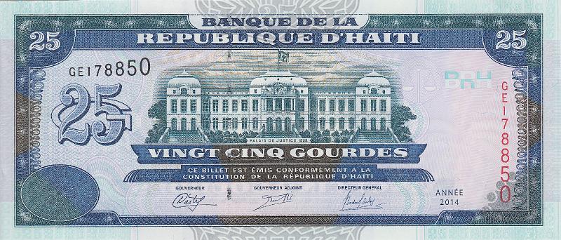 HTG_03_A.JPG - Гаити, 2014г., 25 гурд.