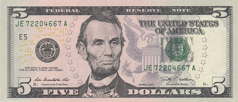USA_07_A.JPG - США, 2009г., 5 долларов.