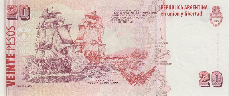 ARG_16_B.JPG - Argentina, 20 pesos, UNC.