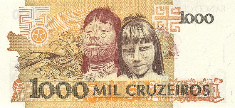 BRA_07_B.JPG - Brasil, 1000 cruzeiros, UNC.