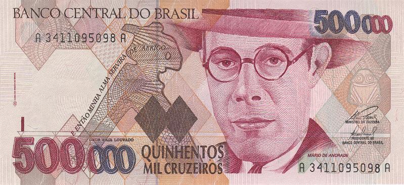 BRA_08_A.JPG - Бразилия, 1990...93гг., 500 000 крузейро.