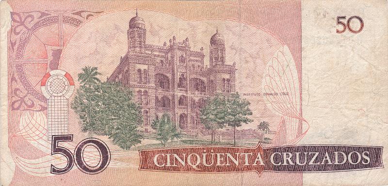 BRA_09_B.JPG - Brasil, 50 cruzados, XF.