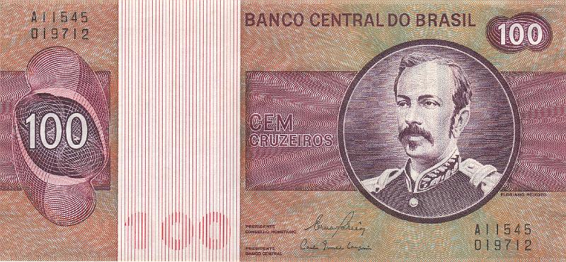 BRA_11_A.JPG - Бразилия, 1970...80гг., 100 крузейро.