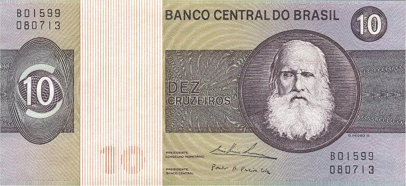 BRA_12_A.JPG - Бразилия, 1970...80гг., 10 крузейро.