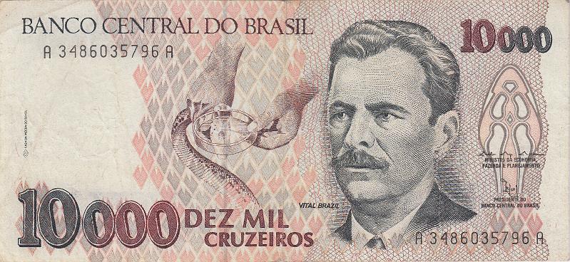 BRA_16_A.JPG - Бразилия, 1991...93гг., 10 000 крузейро.