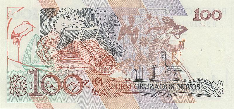 BRA_18_B.JPG - Brasil, 100 cruzeiros, UNC.