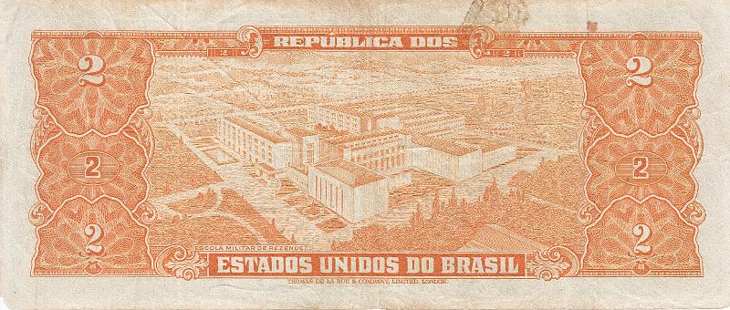 BRA_24_B.JPG - Brasil, 2 cruzeiros, VF.