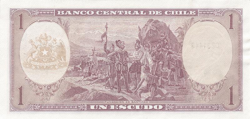 CHL_02_B.JPG - Chile, 1 escudo, aUNC.