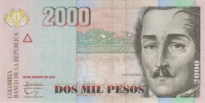 COL_06_A.JPG - Колумбия, 2013г., 2000 песо.