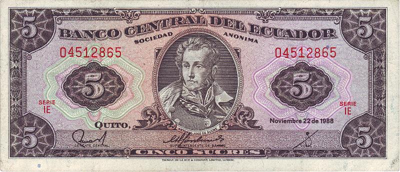 EQD_01_A.JPG - Эквадор, 1988г., 5 сукре (до 2000г).