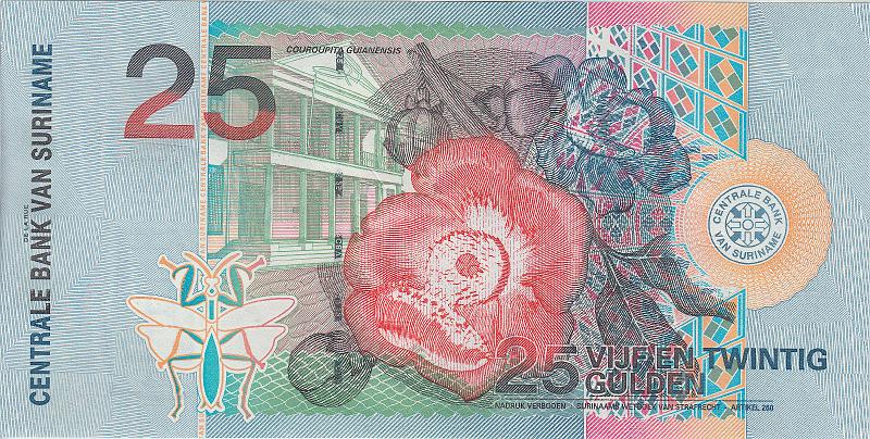 SUR_04_A.JPG - Суринам, 2000г., 25 гульденов.