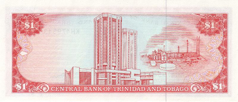 TAT_02_B.JPG - Trinidad and Tobago, 1 dollar, UNC.