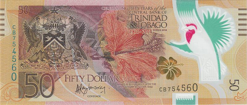 TAT_03_A.JPG - Тринидад и Тобаго, 2014г., 50 долларов.