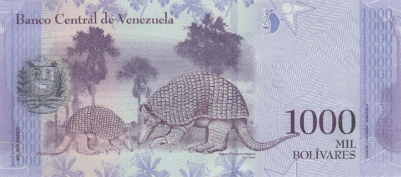 VNZ_11_B.JPG - Venezuela (Bolivarian Republic of Venezuela), 1000 bolivares, UNC.